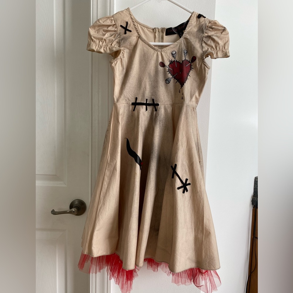 Chasing Fireflies: Sweet Spooks Voodoo doll costume Girls size 8